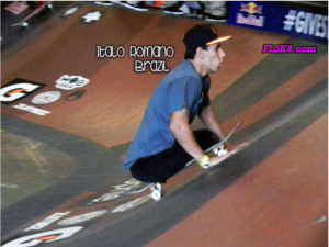 Italo Romano a veteran Tampa Pro skater now since 2012 is a crowd favorite.